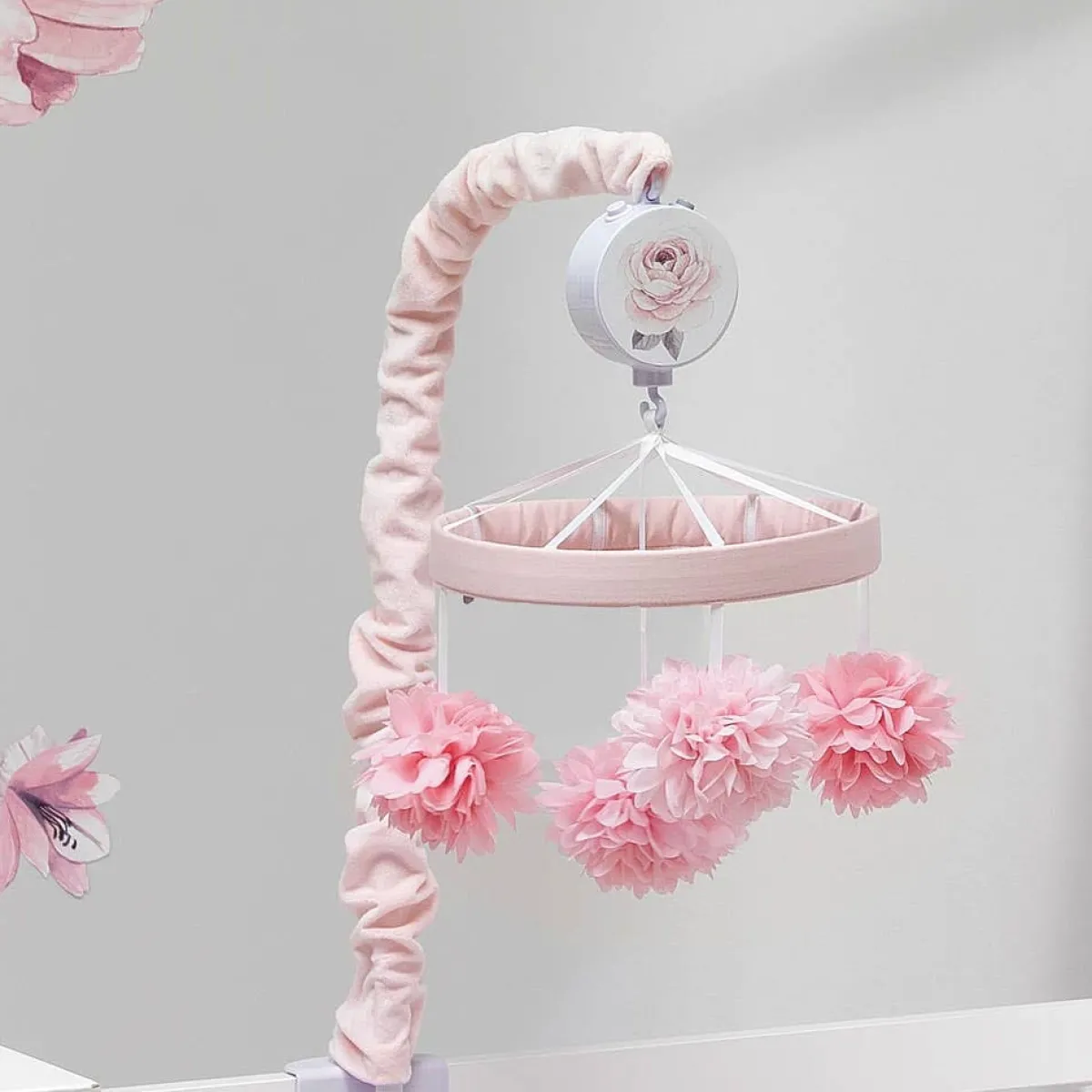 Mobiles-Lambs & Ivy Botanical Baby Musical Mobile