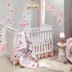 Mobiles-Lambs & Ivy Botanical Baby Musical Mobile