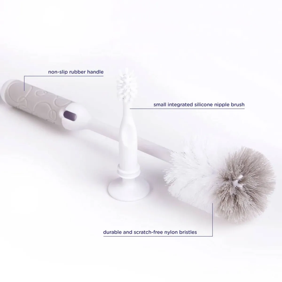 Bottle Brushes + Drying Racks|Breast Pumps + Accessories-Ubbi Bottle Brush