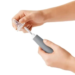Bottle Brushes + Drying Racks-Oxo Tot Bottle Brush Cleaner with Stand