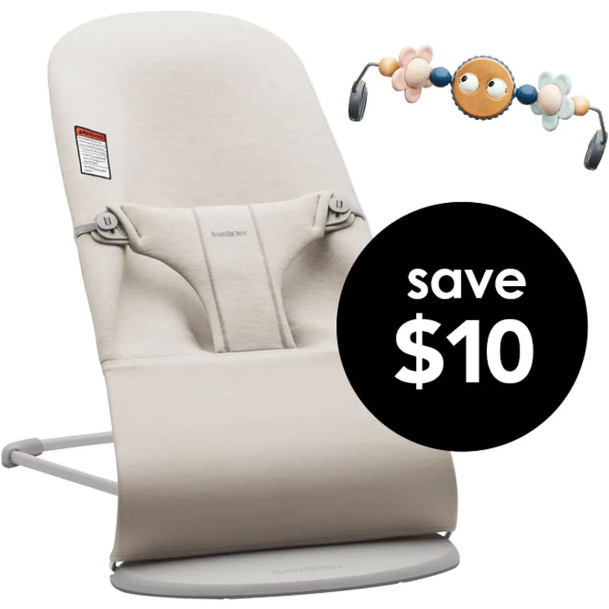 Bouncers-BABYBJÖRN Bouncer Bliss Bundle (3D Jersey)