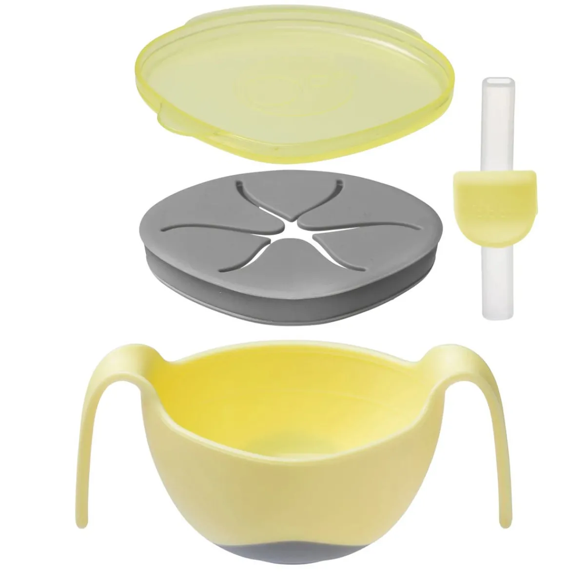 Kids Plates + Bowls|Sippy Cups + Straw Cups-B.Box Bowl & Straw