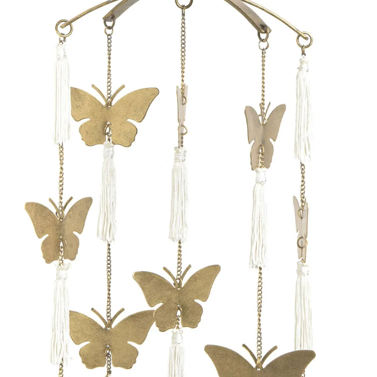 Wall Decor|Mobiles-Crane Baby Brass Ceiling Hanging