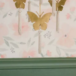 Wall Decor|Mobiles-Crane Baby Brass Ceiling Hanging