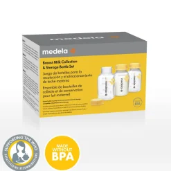 Baby Food Prep + Storage|Breastmilk Storage Systems-Medela Breast Milk Collection & Storage Set 6 Pack (150 mL)