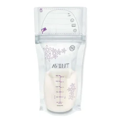 Baby Food Prep + Storage|Breastmilk Storage Systems-Philips Avent Breast Milk Storage Bags (50 Pack)