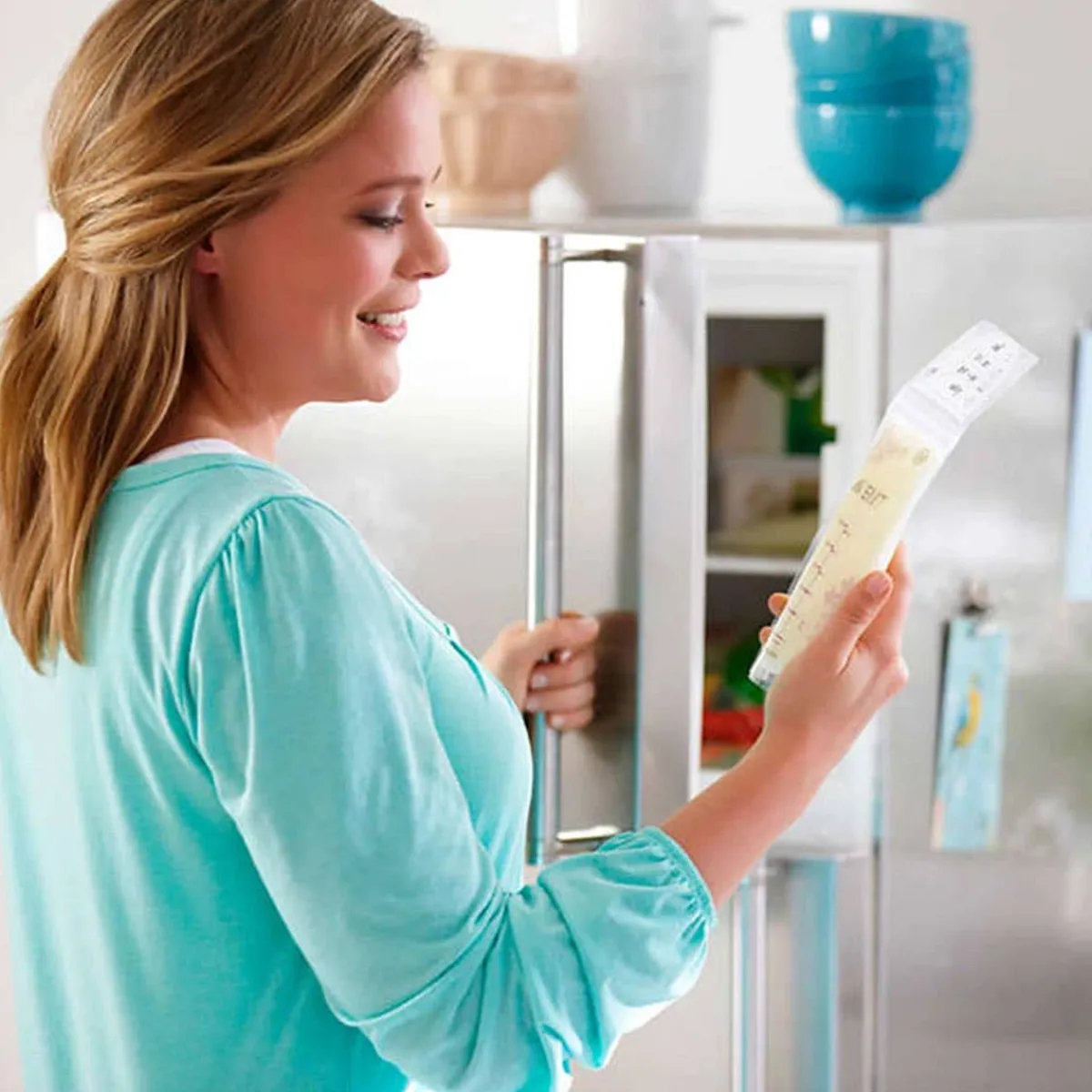 Baby Food Prep + Storage|Breastmilk Storage Systems-Philips Avent Breast Milk Storage Bags (50 Pack)