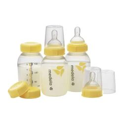 Baby Bottle Sets|Baby Bottles-Medela Breastmilk Bottle with Nipple 3 Pack (150 mL)
