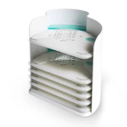 Baby Food Prep + Storage|Breastmilk Storage Systems-Nanobebe Breastmilk Storage Bags & Organizer (25 Pack)