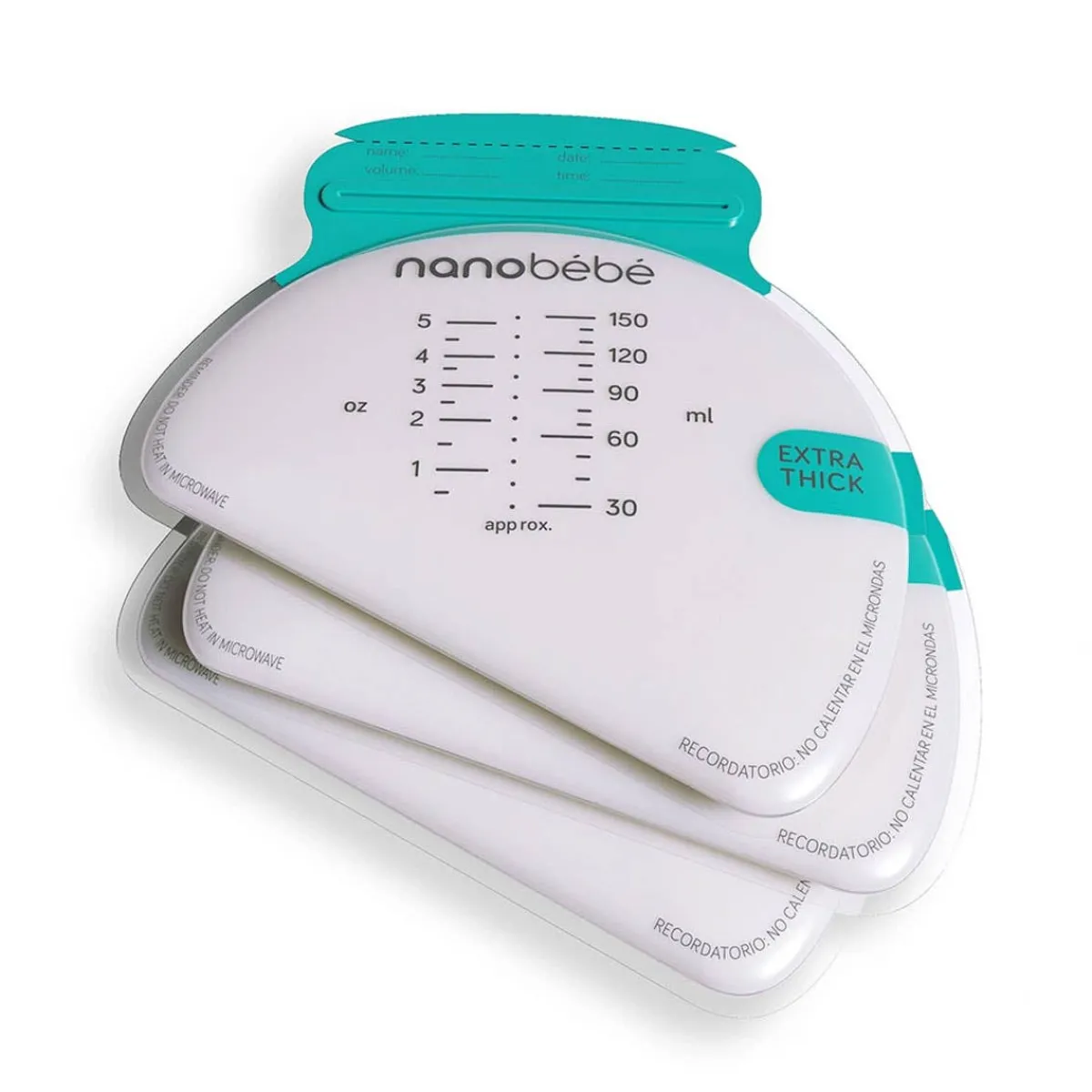 Baby Food Prep + Storage|Breastmilk Storage Systems-Nanobebe Breastmilk Storage Bags & Organizer (25 Pack)