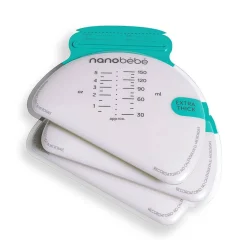 Baby Food Prep + Storage|Breastmilk Storage Systems-Nanobebe Breastmilk Storage Bags (50 Pack)