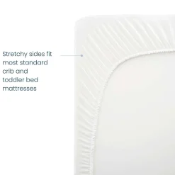 Crib Mattress Protection-Halo Breathable Crib Mattress Cover