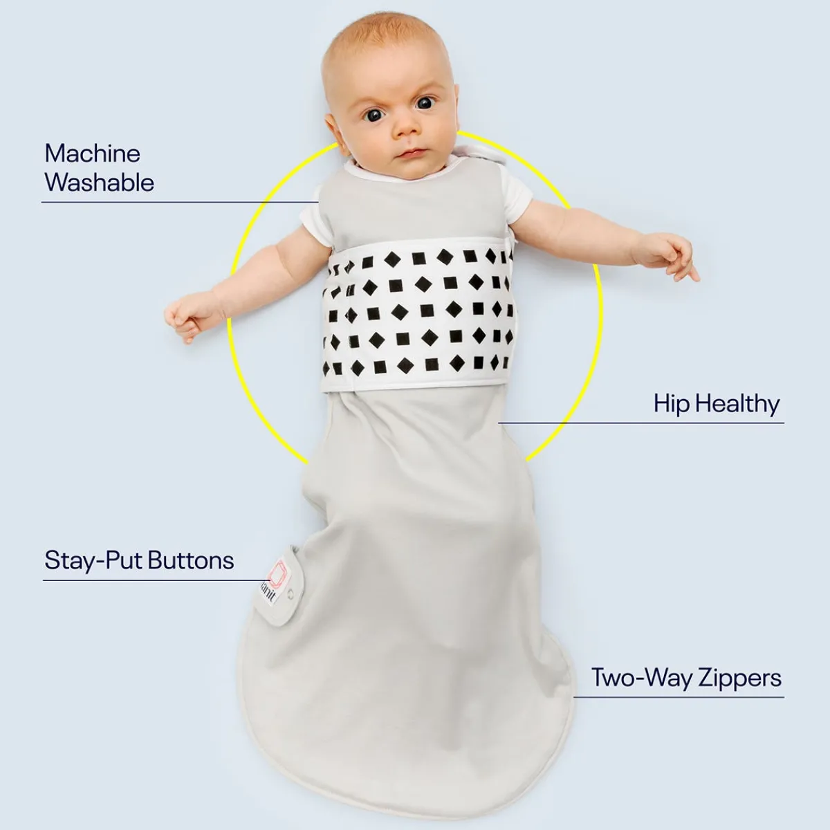 Sleep Sacks + Wraps-Nanit Breathing Wear Sleeping Bag