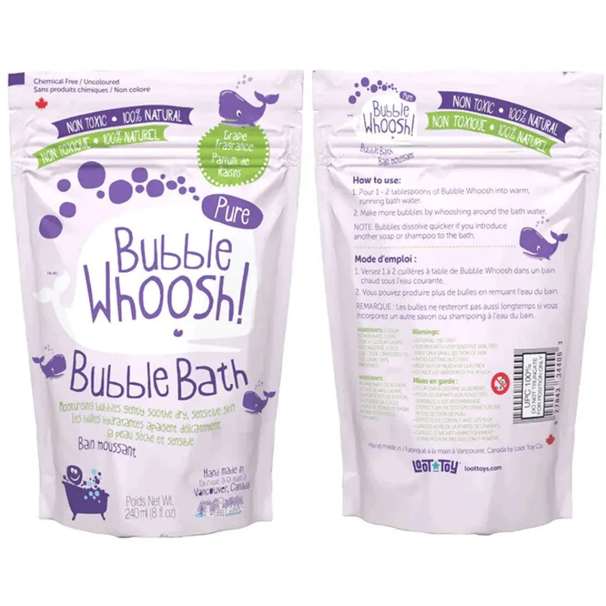 Kids Bubble Bath|Bath Toys-Loot Bubble Whoosh Pure