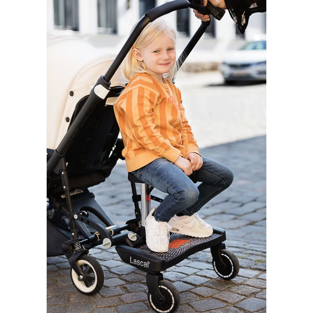 Stroller Accessories-Lascal Buggyboard Maxi+ (Board with Saddle)