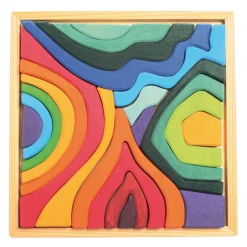 Wooden Toys|Play + Learn Toys-Grimm's Building Set - Four Elements (23 Pieces)