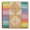 Wooden Toys-Grimm's Building Set Pastel Duo (40 Pieces)