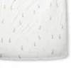 Crib Fitted Sheets-Pehr Bunny Hop Crib Sheet