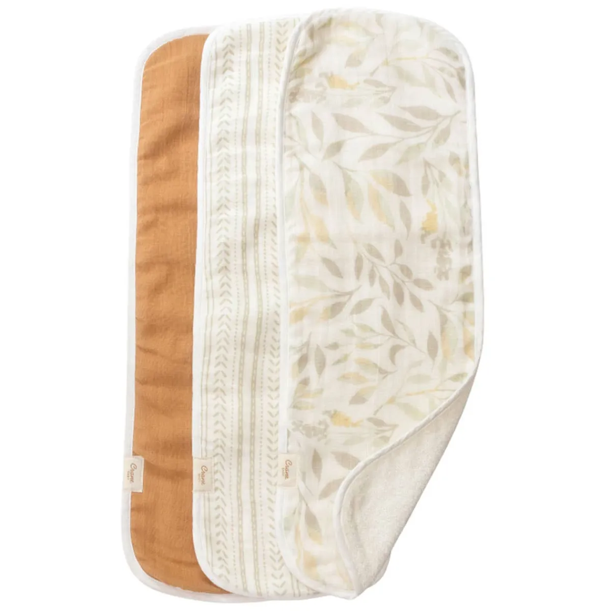 Bibs + Burps-Crane Baby Burp Cloth (3 Pack)