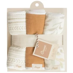 Bibs + Burps-Crane Baby Burp Cloth (3 Pack)