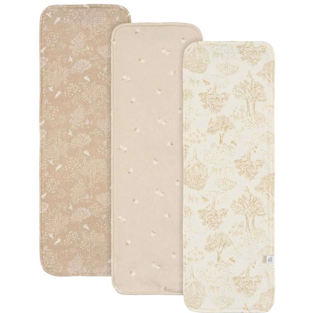Bibs + Burps-Just Born Burp Cloth (3 Pack)