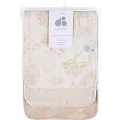Bibs + Burps-Just Born Burp Cloth (3 Pack)