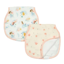 Bibs + Burps-LouLou Lollipop Burp Cloth (2 Pack)