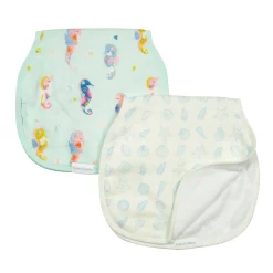 Bibs + Burps-LouLou Lollipop Burp Cloth (2 Pack)