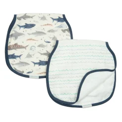 Bibs + Burps-LouLou Lollipop Burp Cloth (2 Pack)