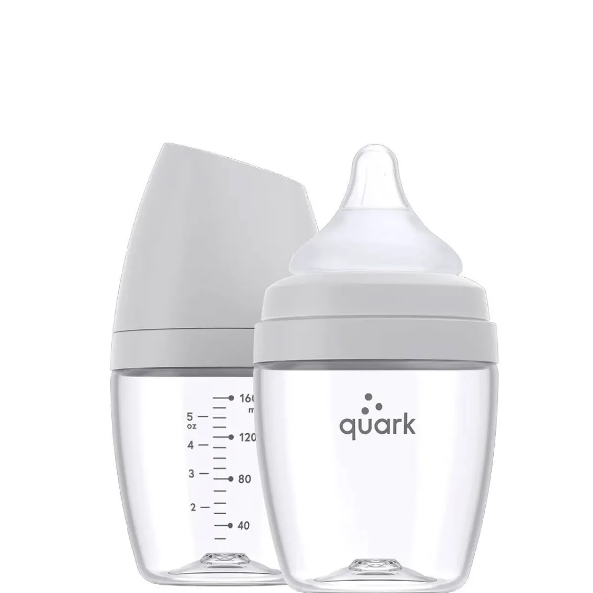 Baby Bottles-Quark Baby BuubiBottle MINI (5 oz) Grey