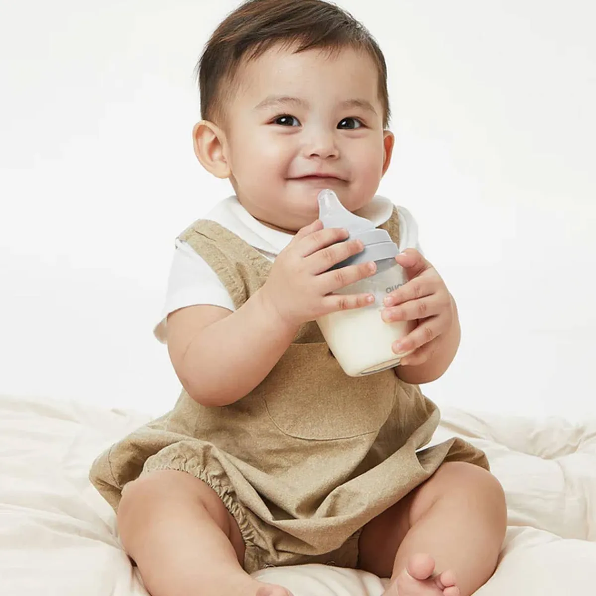 Baby Bottles|Baby Bottle Sets-Quark Baby BuubiBottle MINI (5 oz, 2 Pack) Grey