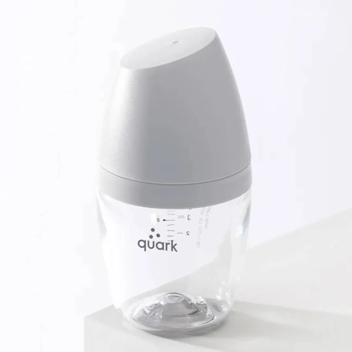 Baby Bottles|Baby Bottle Sets-Quark Baby BuubiBottle MINI (5 oz, 2 Pack) Grey