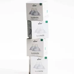 Nipples + Bottle Accessories-Quark Baby BuubiBottle RealFeel Nipples