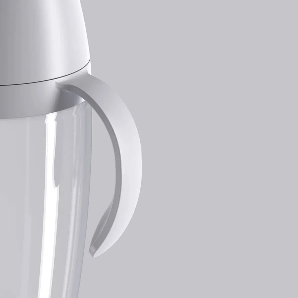 Sippy Cups + Straw Cups-Quark Baby BuubiBottle Sip (8 oz) Grey