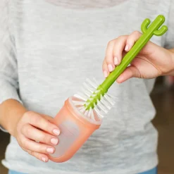 Bottle Brushes + Drying Racks-Boon Inc. Cacti Brush Set