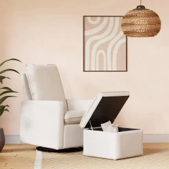 Gliders-Babyletto Cali Pillowback Glider (Eco-Weave)