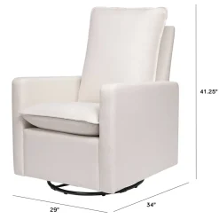 Gliders-Babyletto Cali Pillowback Glider (Eco-Weave)