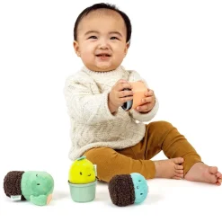 Plush Rattles + Teethers|Rattles-Ingenuity Calm Springs Nesting Rattles