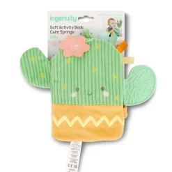 Infant Soft Books|Plush Rattles + Teethers-Ingenuity Calm Springs Soft Teething Activity Book