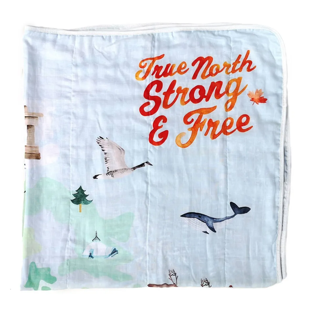 Kids Bedding|Blankets-LouLou Lollipop Canada Muslin Quilt Blanket