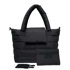 Diaper Bags-7AM Enfant Capri Diaper Tote Black