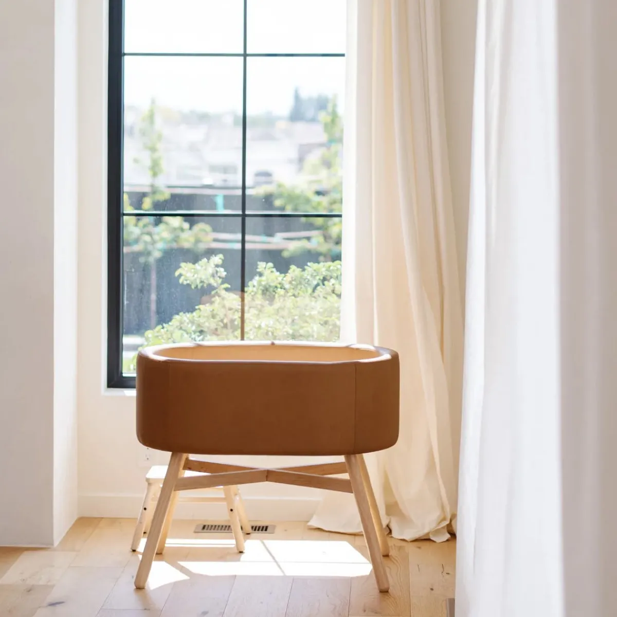 Bassinets-Babyletto x Gathre Capsule Bassinet