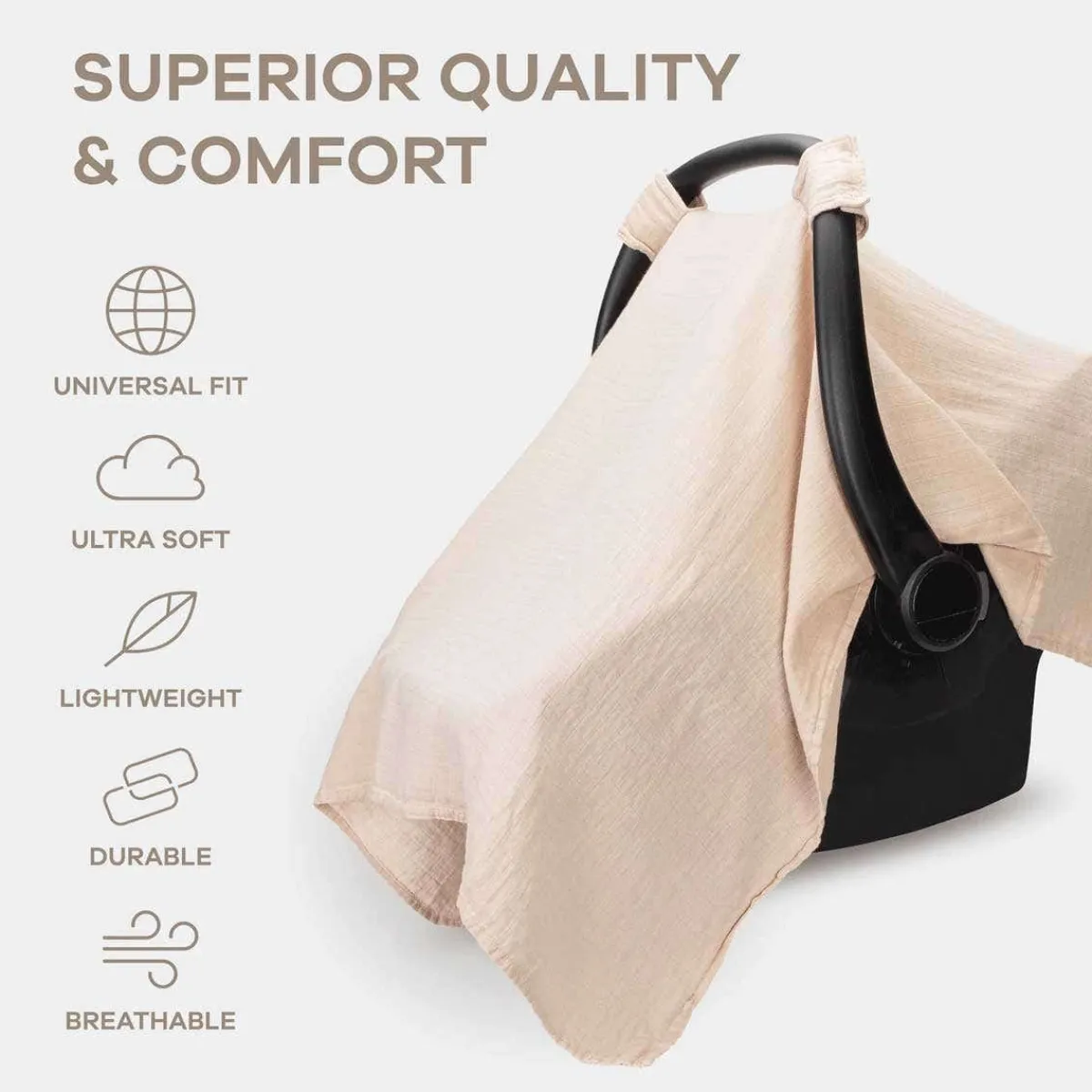 Nursing Scarves|Nursing Covers-Comfycubs Car Seat Cover