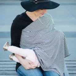 Nursing Scarves|Nursing Covers-Baby Leaf Car Seat Cover