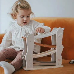 Cars + Trucks|Wooden Toys-Label Label Car Slider Nougat