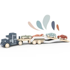 Cars + Trucks|Wooden Toys-Speedy Monkey Car Transporter