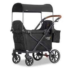Wagons-Larktale Caravan Coupe LTE Stroller Wagon Byron Black