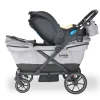 Stroller Accessories-Larktale Caravan Coupe Quad Car Seat Adapter