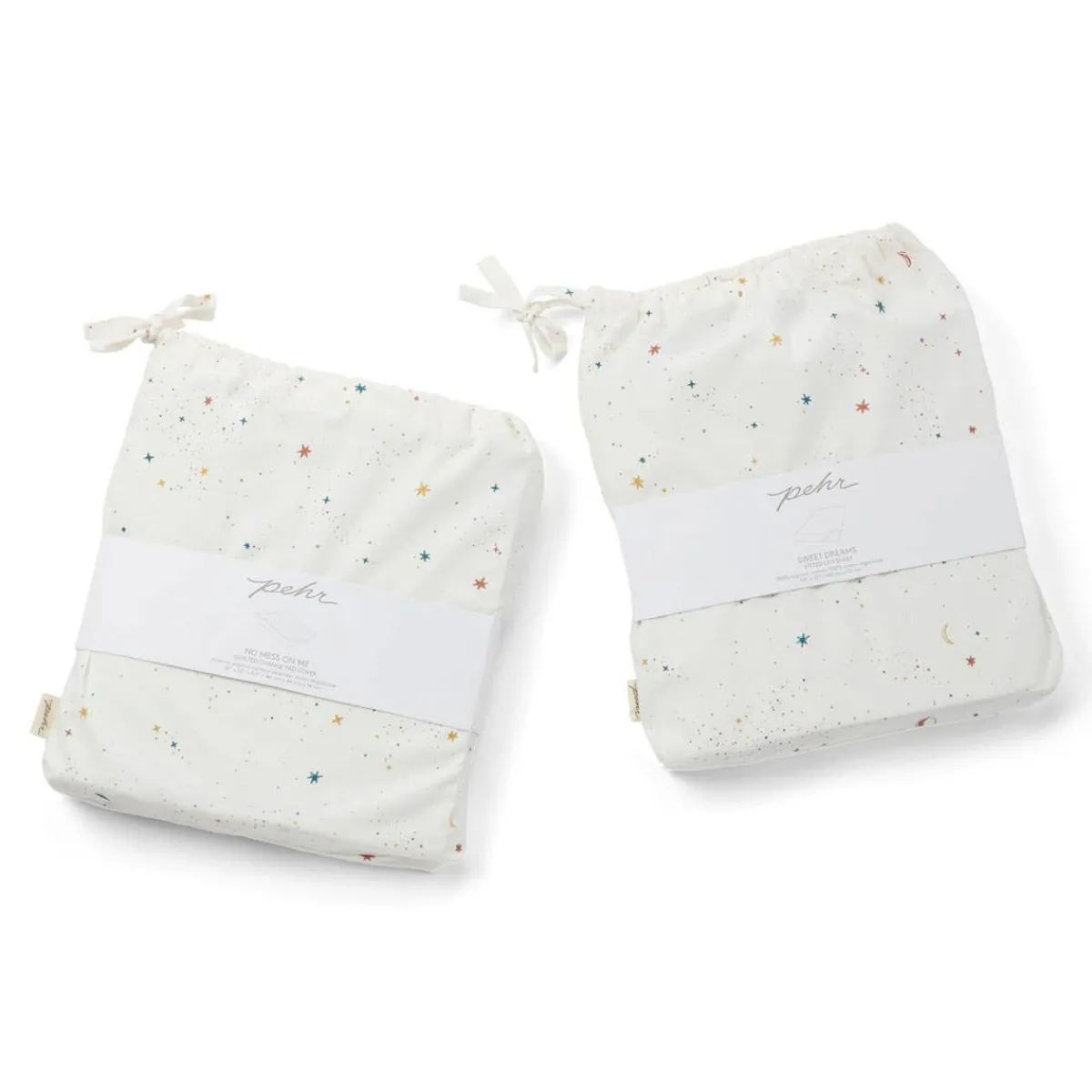 Crib Fitted Sheets-Pehr Celestial Crib Sheet