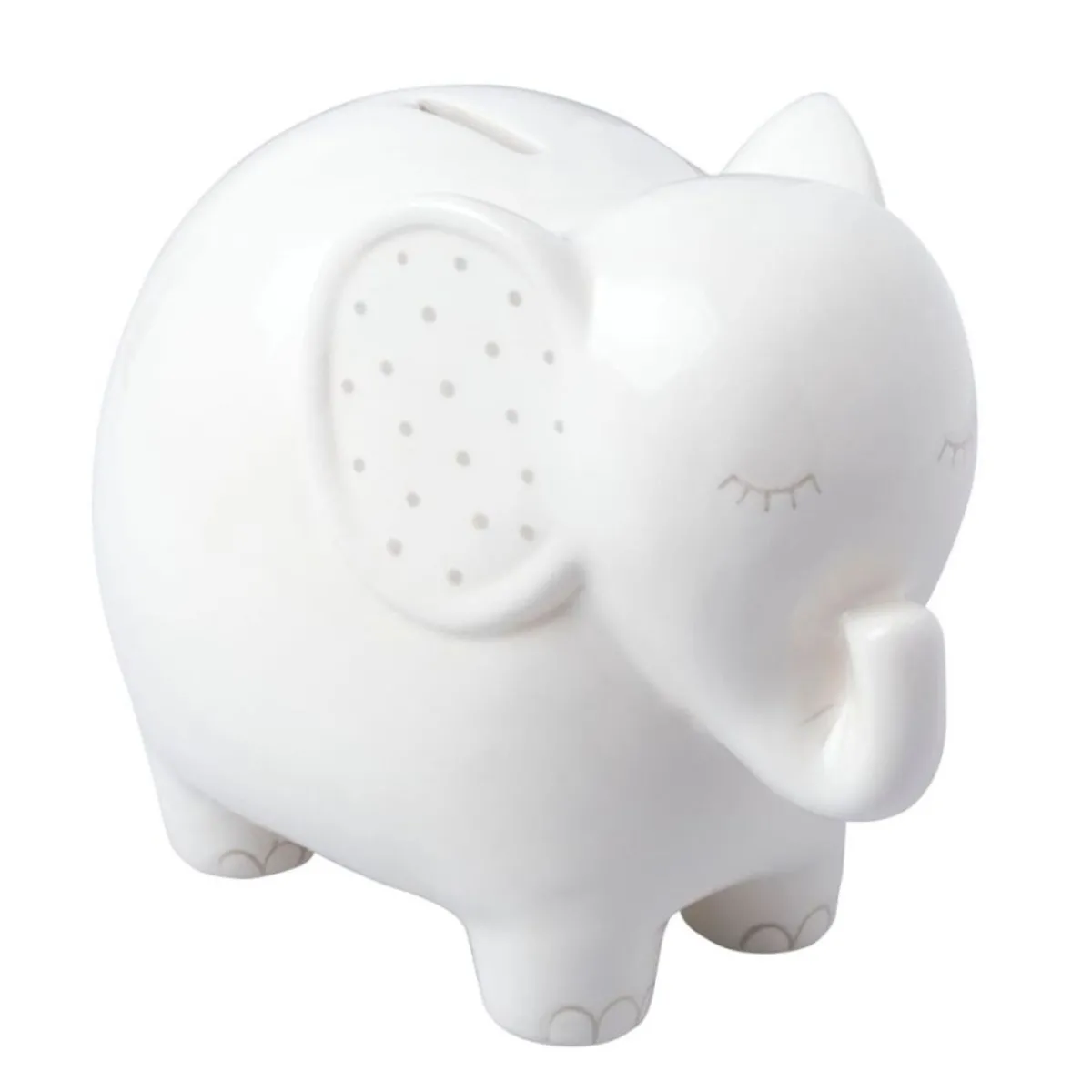 Decorative Objects-Pearhead Ceramic Elephant Bank